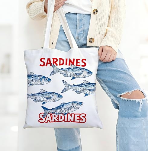Sunny Beach Reusable Canvas Tote Bag for Summer Shopping