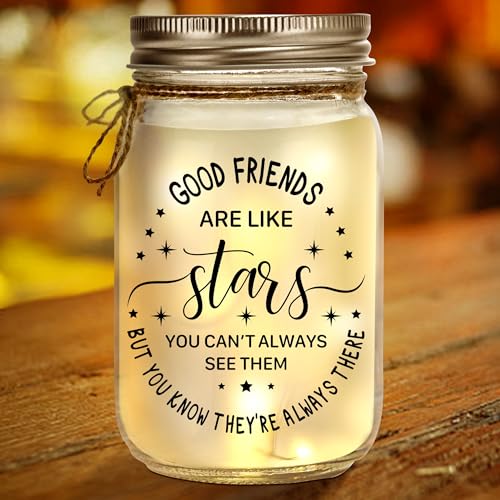 Personalized Mason Jar Night Light - Unique Home Decor Gift
