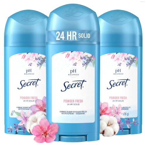 Secret Powder Fresh Antiperspirant Deodorant for Women - 2.7 oz (Pack of 3)