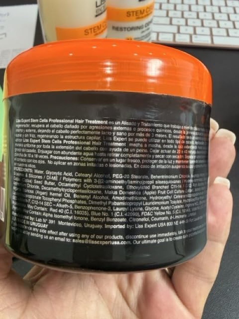 Liss Expert Professional Stem Cells Smoothing Treatment - Frizz-Free Organic Keratin & Argan Oil | Shampoo, Conditioner & Magic Ai Mask