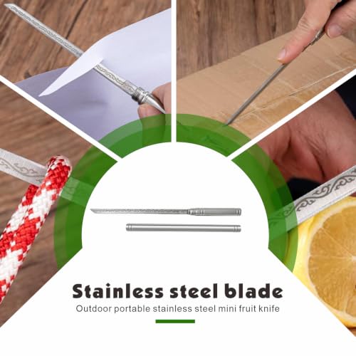 Quanqiuyi Portable Stainless Steel Mini Knife - 9.5 Inch Multi-Tool