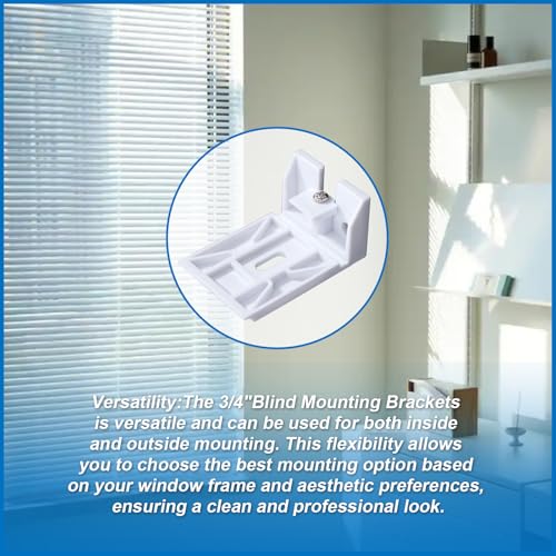 3/4" Hunter Douglas Blinds Shade Bracket - 3 Pack for Duette & Applause