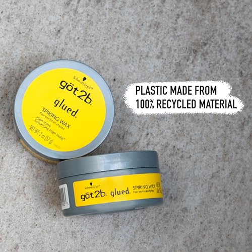 got2b Glued Spiking Hair Wax 2 oz – High Shine, All-Day Hold, For Short to Medium Hair