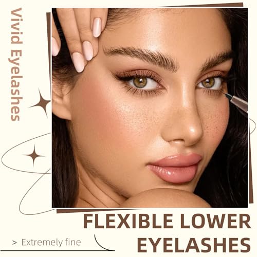Noerrors Waterproof Lower Eyelash Eyeliner Set - Black & Brown