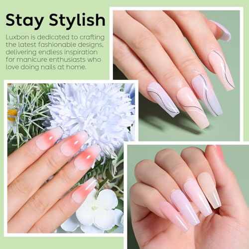 Luxbon Gel Nail Polish Set 6 Colors LB6007 Spring UV Soak Off Manicure