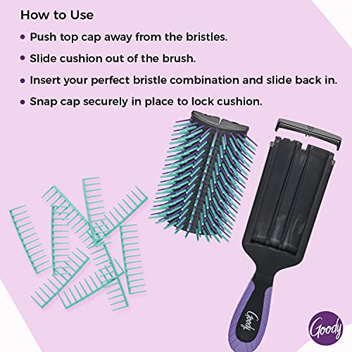 Goody Total Texture Custom Detangle Brush - Personalize Your Hair Care