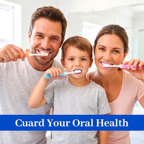 Travel Toothbrush Set of 5 - Portable Folding Toothbrushes