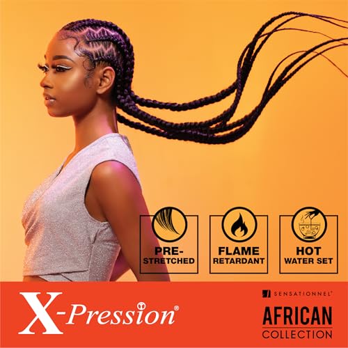 Sensationnel X-Pression 58in Pre-Stretched Braiding Hair - Blue