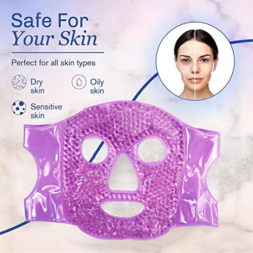 ColdChill Reusable Cooling Eye Mask for Eye Strain & Swelling Relief