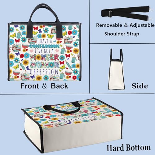 WZMPA Confession Pioneer Cosmetic Bag for Travel & Gift - Waterproof Cotton, 23x17cm (Variation: Have A Confession BG)