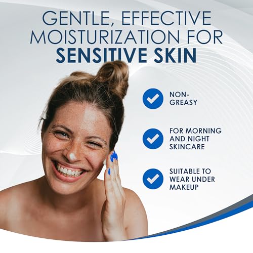 Vanicream Daily Facial Moisturizer 3 Fl Oz - Non-Greasy Hydration with Hyaluronic Acid & Ceramides for Sensitive Skin