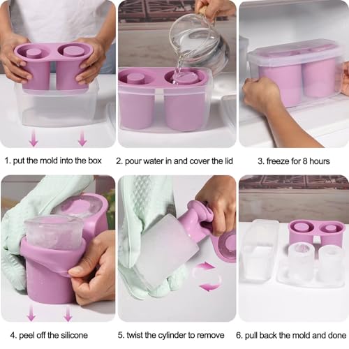 Silicone Ice Mold for Stanley Cup, 30oz & 40oz – Easy Release Tray