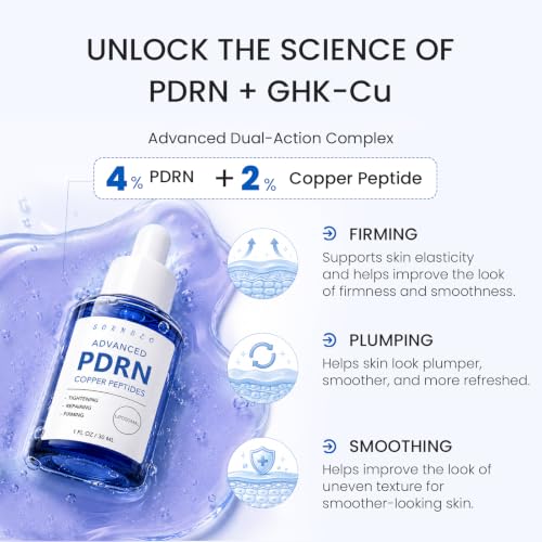 SORNBEO PDRN & Copper Peptide Serum – Korean Anti-Aging Face Serum, 1 oz