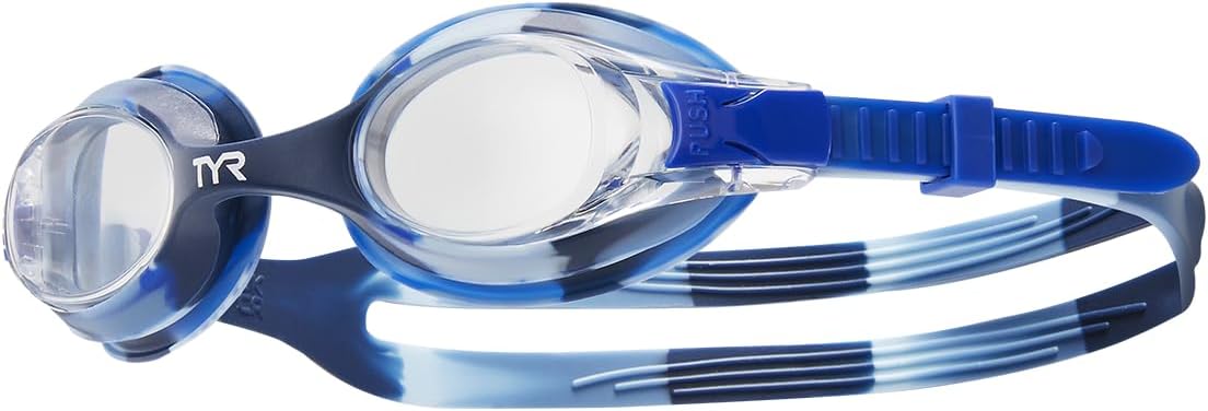 Swimple Tie-Dye Kids' Swim Goggles - Comfortable Fit & UV Protection | Adjustable Strap