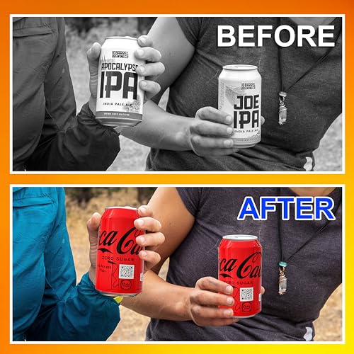 BeerSkin Silicone Can Covers - 3 Pack for 12 oz Cans | Reusable & Fun