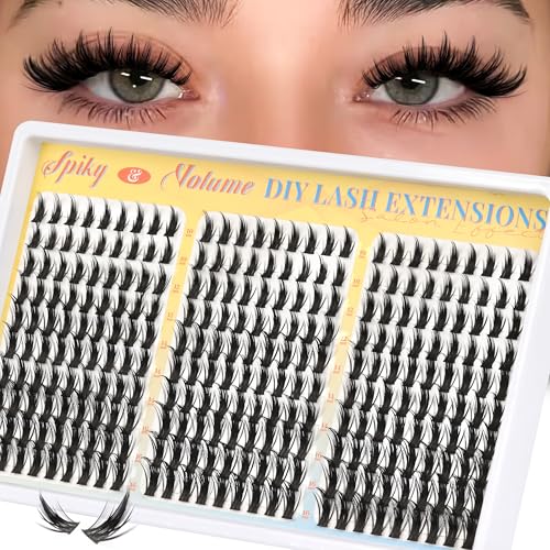 Manga Lash Clusters Spiky Anime Cluster Eyelash Extensions (Crystal