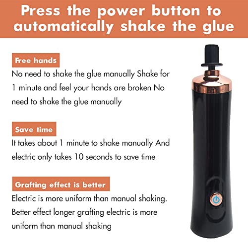CALIDAKA Electric Eyelash Glue Shaker - Portable Liquid Mixer