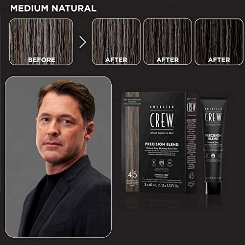 American Crew Precision Blend Hair Color for Men - Medium Natural
