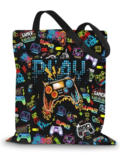 Animal Lover Canvas Tote Bag - Cute Reusable Shopping Bag