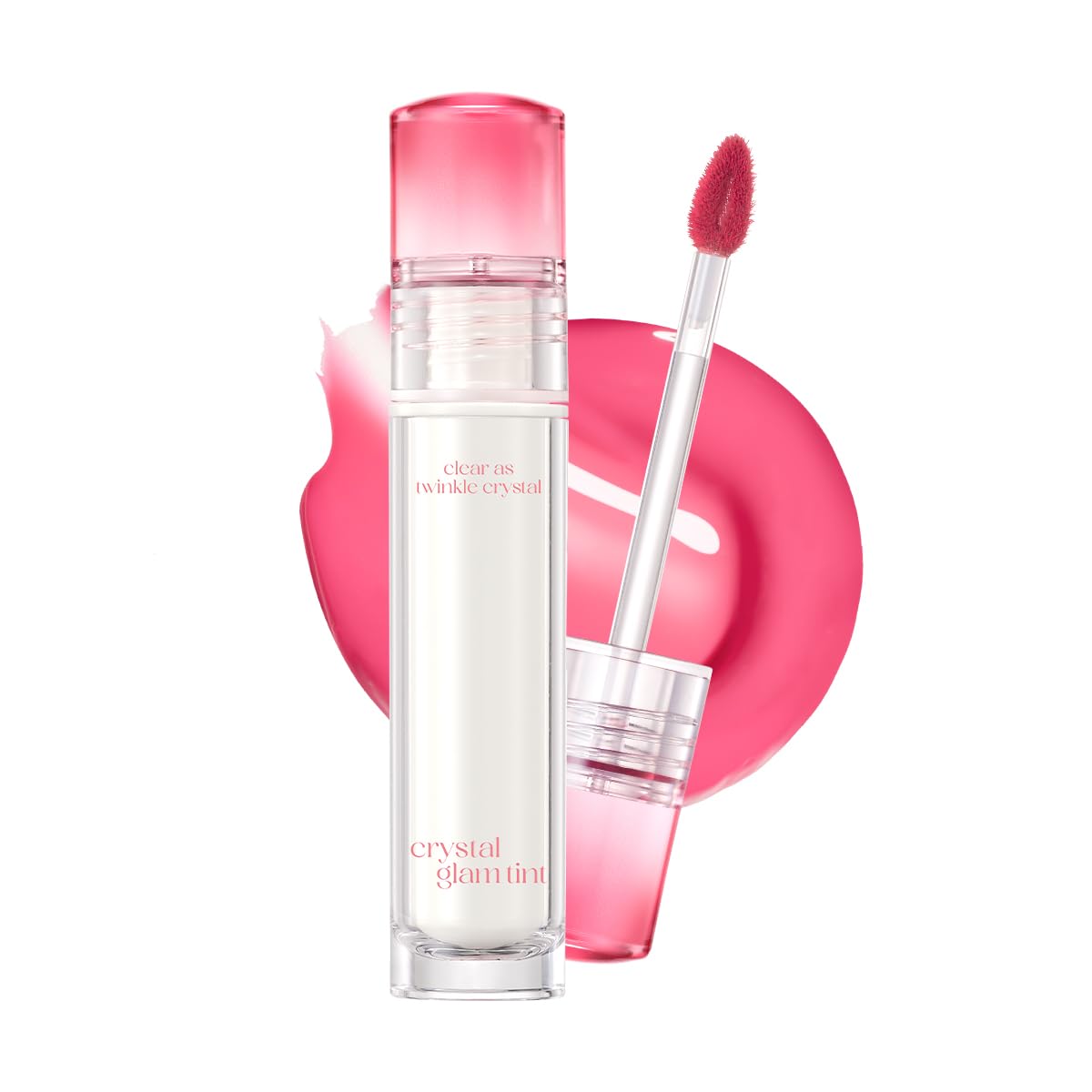 CLIO Crystal Glam Tint - Glossy Lip Tint with Long-Lasting Color | Lightweight Non-Sticky Stain in Daily Mauve