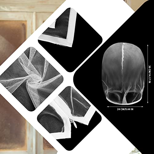 Loopeer Reusable Makeup Protector Hood, Nylon Chiffon Face Cover (6 Pcs)
