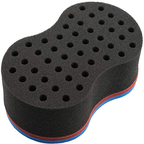 NePIN Small Holes Afro Hair Curling Brush for Tight Coils & Dreadlocks