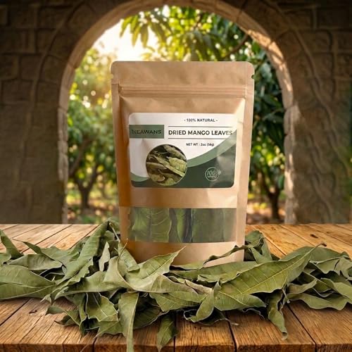 Heawans Dried Mango Leaves - 2oz Freshly Harvested