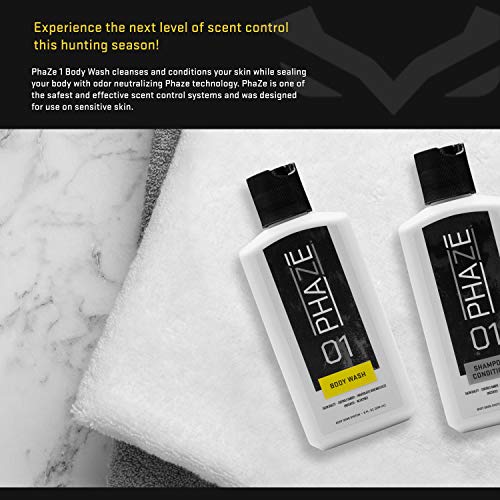 Illusion Systems PhaZe 1 Body Wash - Unscented Deer Hunter's Scent Eliminator