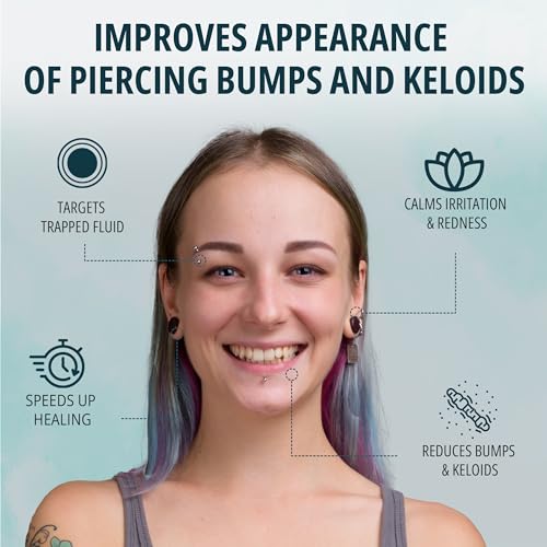 NOVEHA Piercing Aftercare Solution with Tea Tree Oil - 20ml Keloid Reduction