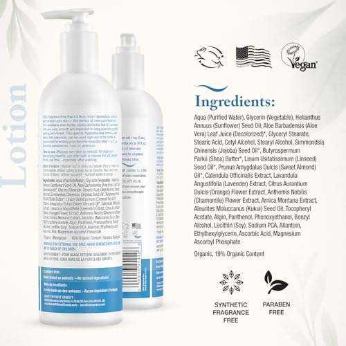 Beauty Without Cruelty Fragrance-Free Hand & Body Lotion - 16 Oz
