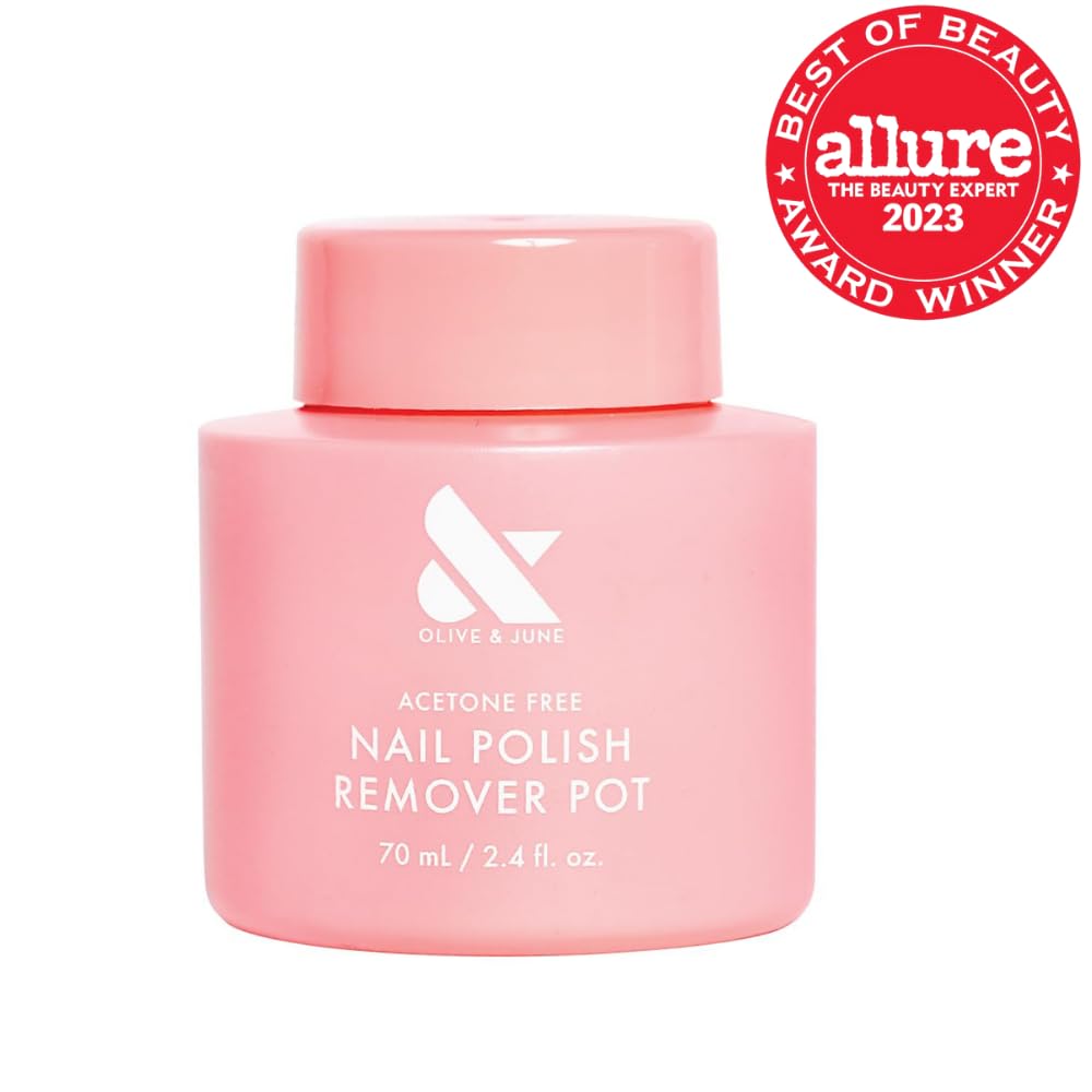 Acetone-Free Nail Polish Remover Pot - Gentle, No-Mess Formula | Vegan & Cruelty-Free | 70mL