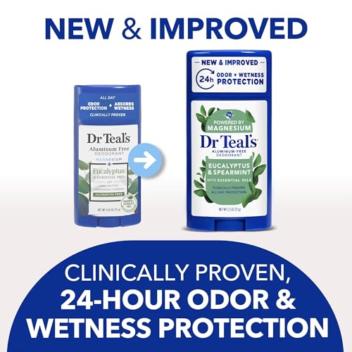 Dr. Teal's Eucalyptus Deodorant Gift Set - 2 Pack (2.5oz Each)
