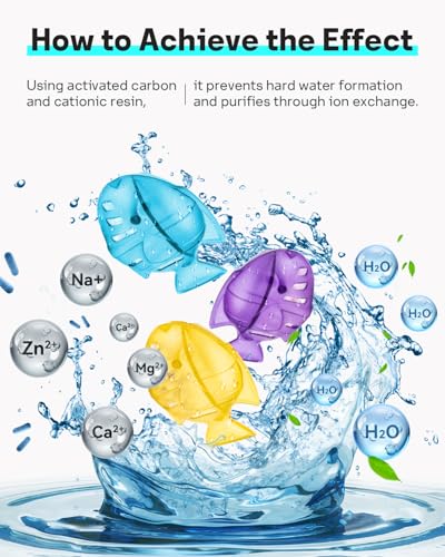 Humidifier Cleaning Fish - Purify Water, Prevent Hard Water Build-Up, 6 Pack