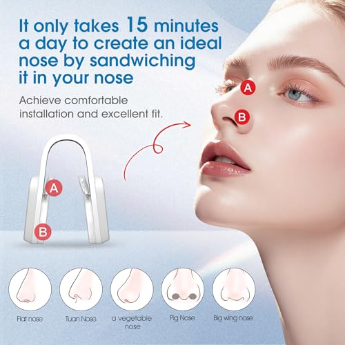 Nose Shaper Up Lifting Clip Slender Device Pain-Free Nose Bridge Straightener Corrector & Rhinoplasty Device