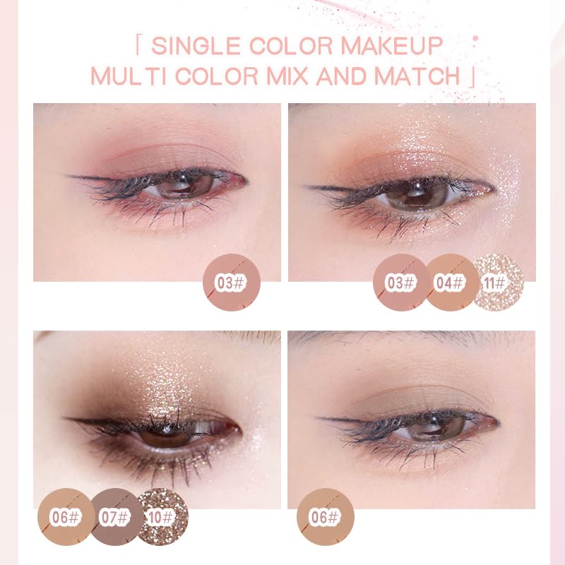 Champagne Glow Eyeshadow - BestLand Ultra-Fine Pigment #11 Weaving Maid
