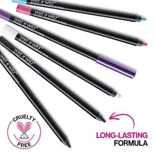 Wet n Wild Madera que conoces Eyeliner Pencil Pack of 2 - Long Lasting Matte Brown