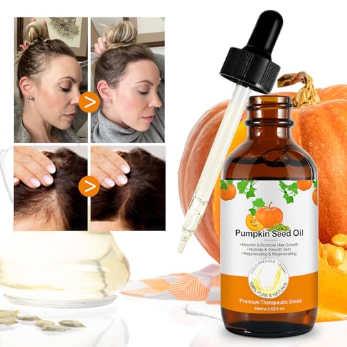 Pumpkin Seed Oil for Hair Growth - 2 Pack, Cold Pressed, Nourishing