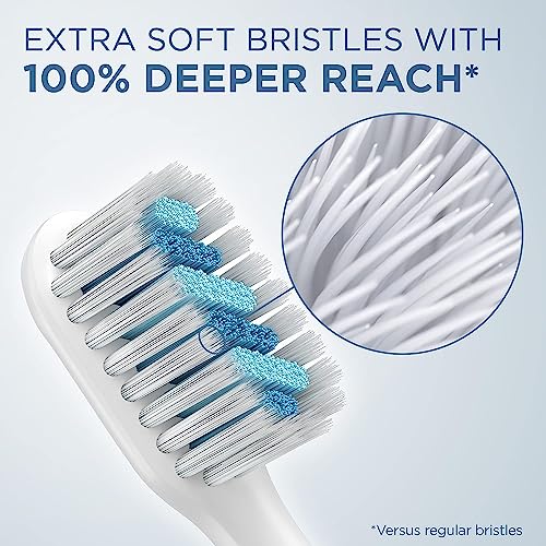 Oral-B Clic Sensitive Clean Replacement Brush Heads, Black, 6 Count