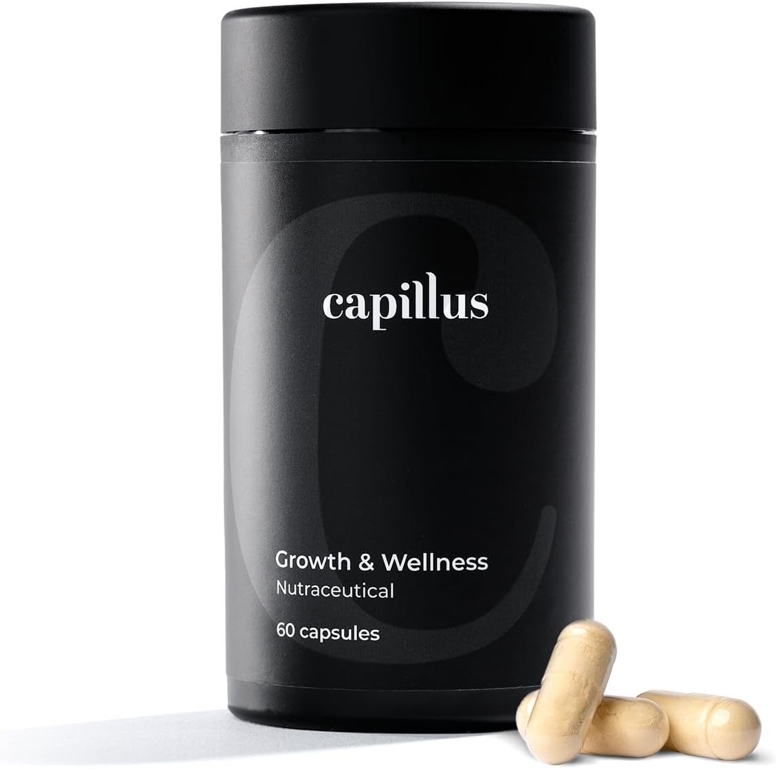 Capillus Hair Growth Vitamins for Women | Biotin & Keratin Supplements for Faster Hair Regrowth - 60 Capsules