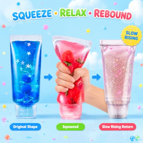 Cute Toothpaste Squishy Toy for Stress Relief - Soft Slow Rising Fidget