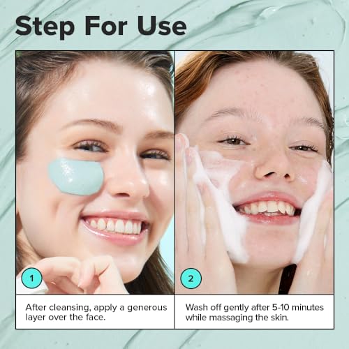 I DEW CARE Chill Mo-Mint Wash Off Face Mask - 3.38 Oz Soothing Mint Mask