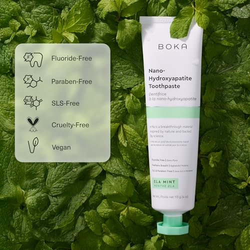 Boka Fluoride-Free Nano Hydroxyapatite Toothpaste - Mint, 4 Oz
