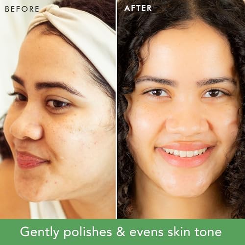 Beauty by Earth Facial Scrub Exfoliator, Organic Face Wash for Sensitive Skin