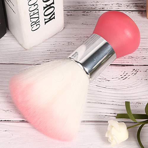 Luatoxry Pink Barber Neck Duster Brush for Hair Cutting & Shaving