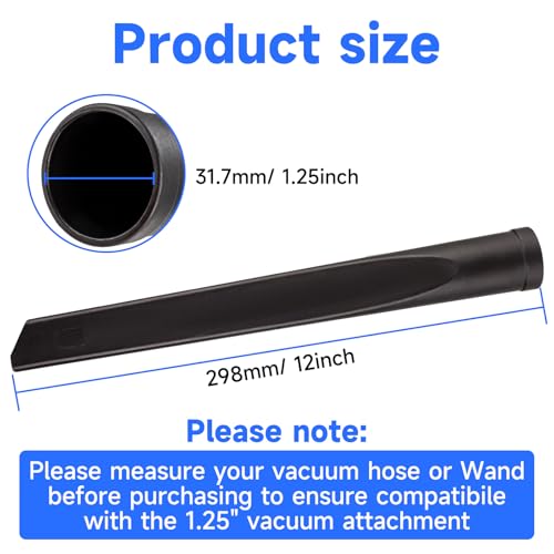 12-Inch Universal Vacuum Crevice Tool for Hoover & Dirt Devil