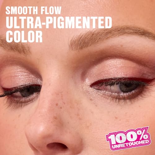 wet n wild Mega Last Brown Liquid Eyeliner - Waterproof, 16-Hour Wear