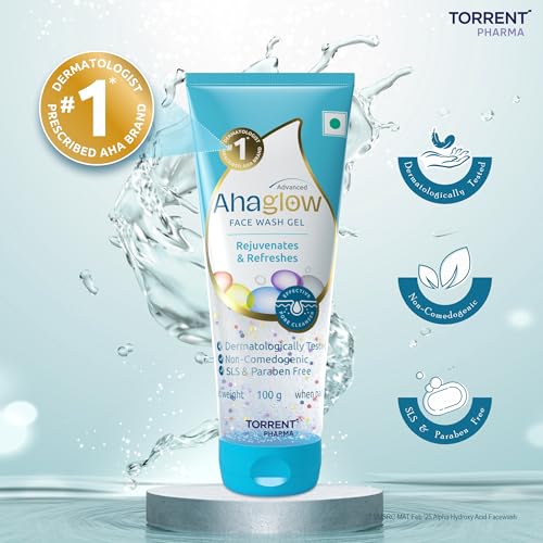 Ahaglow Advanced Skin Rejuvenating Face Wash Gel - 100g