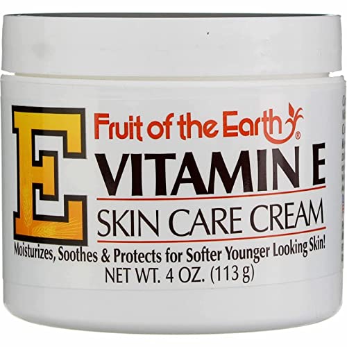 Fruit of the Earth Vitamin E Skin Care Cream - 4 Ounce Moisturizer