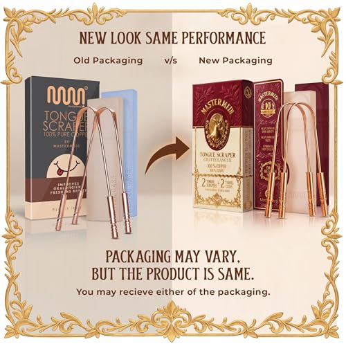 Copper Tongue Scraper Set with Travel Case – Oral Hygiene Tool