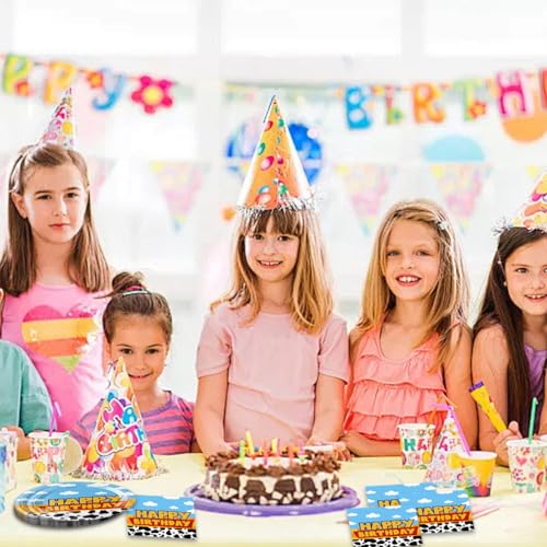 Blue Sky White Clouds Birthday Party Supplies - 40pcs Set